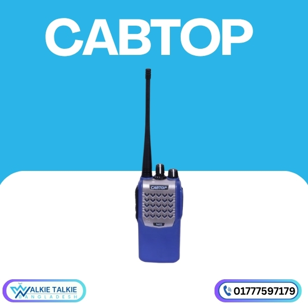 CABTOP M-5 SBR Walkie-Talkie is a powerful 1W long-range two-way radio designed for security CABTOP M-5 SBR Walkie-Talkie is a powerful 1W long-range two-way radio designed for security