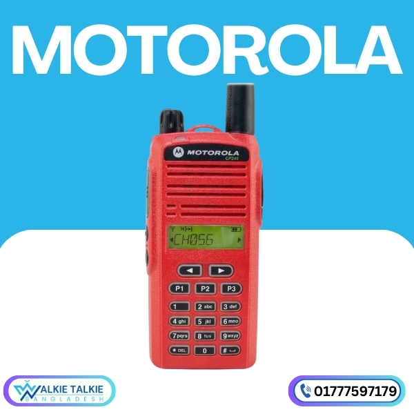 Motorola CP246 Reliable Commercial Communication with Full-Keypad Control