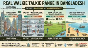 Real Walkie Talkie Range In Bangladesh