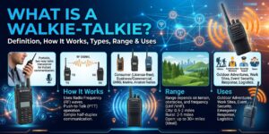 What Is a Walkie-Talkie? Definition, How It Works, Types, Range & Uses
